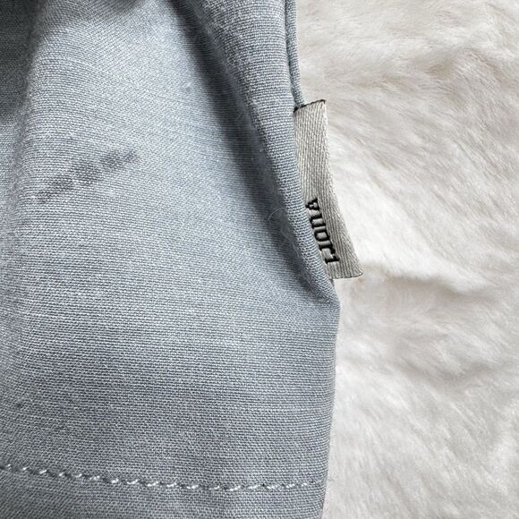 Vuori Shirt SS Bridge Button Down Mens L Blue All Over Print Stretch Performance - Picture 9 of 12